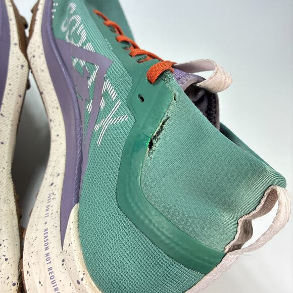 Nike React Pegasus Trail 4 GORE-TEX Green Running Shoes HF5027-361 Women's Sz 10 - Picture 8 of 11